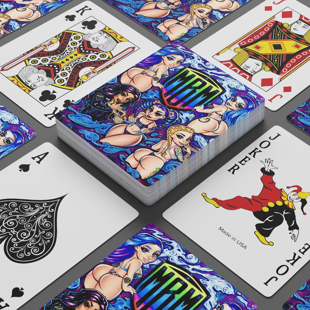 HANDSOME HUNNIE POKER CARDS